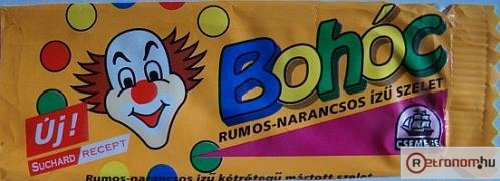 Bohóc csokoládé szelet