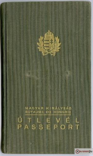 Útlevél Magyar Királyság