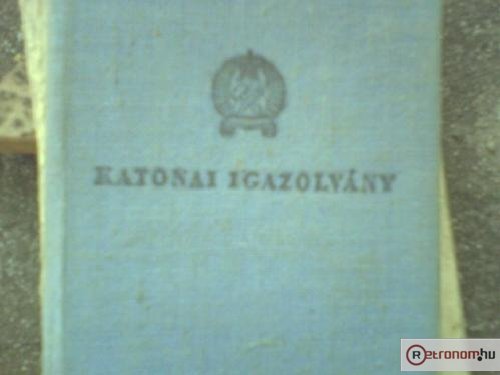 Katonai igazolvány I.