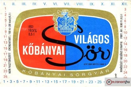 Kőbányai világos sör Kőbányai világos sör