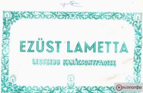 Karácsonyfa dísz Ezüst lametta Karácsonyfa dísz Ezüst lametta