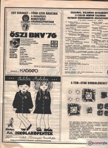 Diolen és BNV hirdetés