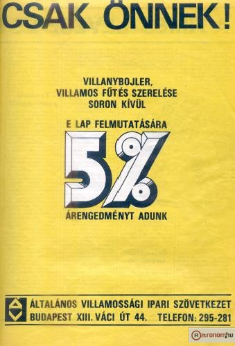 Akciós villanyszerelési kupon Akciós villanyszerelési kupon