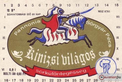 Kinizsi világos sör Kinizsi világos sör