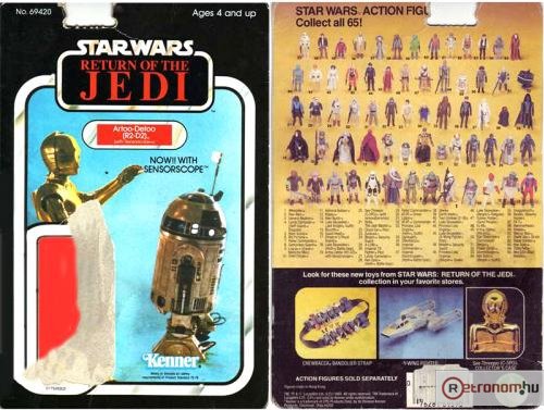 Star Wars bábu csomagolás