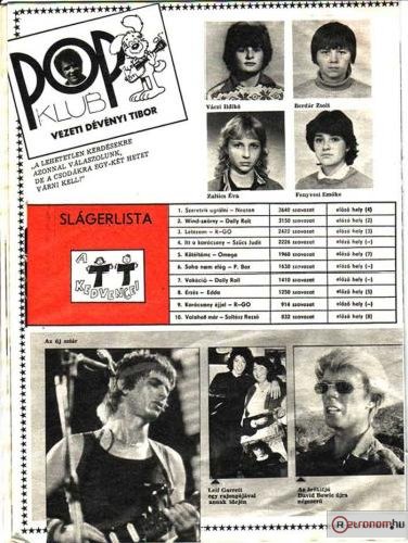 Pajtás újság Pop Klub