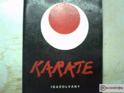 Karate igazolvány