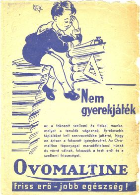 Ovomaltin reklám Ovomaltin reklám
