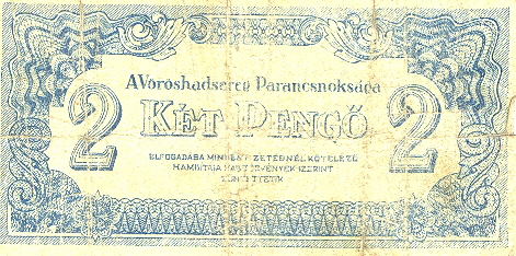 Vöröshadsereg Két Pengõ túlsó oldala Vöröshadsereg Két Pengõ túlsó oldala