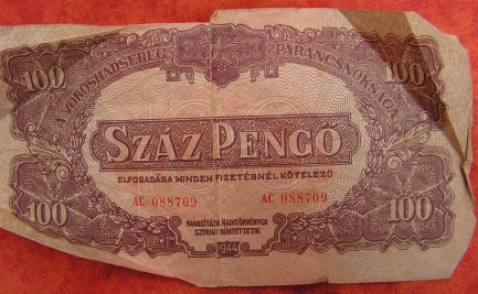 Vöröshadsereg száz pengős Vöröshadsereg száz pengős