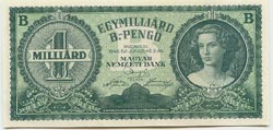 Egymiliárd B. pengő Egymiliárd B. pengő