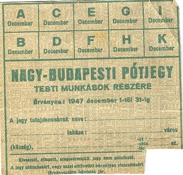 élelmiszerjegy élelmiszerjegy