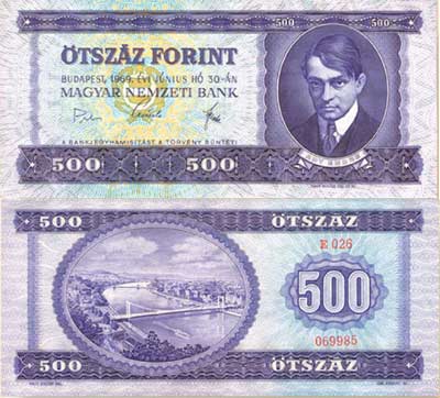 Ötszáz forint