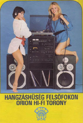 Orion Hi-fi torony hirdetés