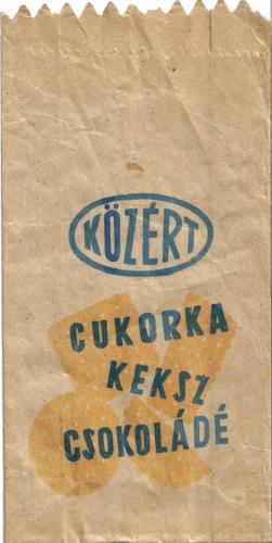 KÖZÉRT papírzacskó KÖZÉRT papírzacskó