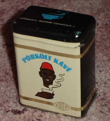 KÖZÉRT kávésdoboz