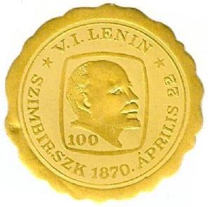 Lenin 100 matrica