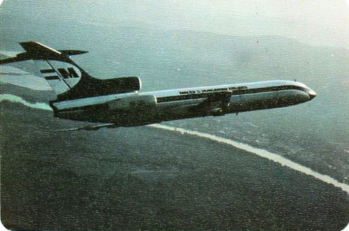 Malév Tu-154 kártyanaptár