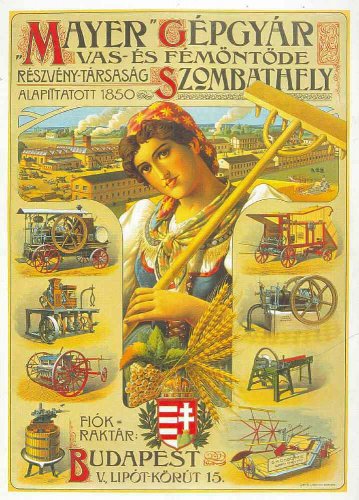 Mayer Gépgyár plakát - Szombathely Mayer Gépgyár plakát - Szombathely