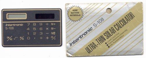 Intertonic S-108 számológép