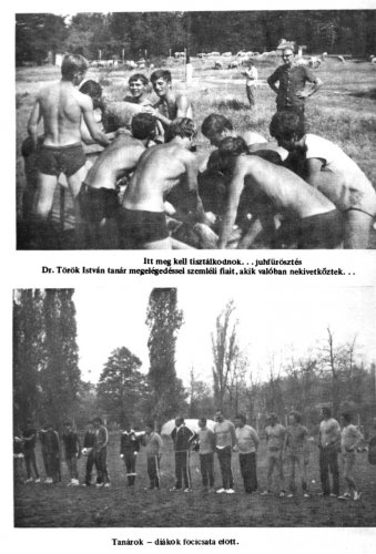 tanár-diák meccs Vácott