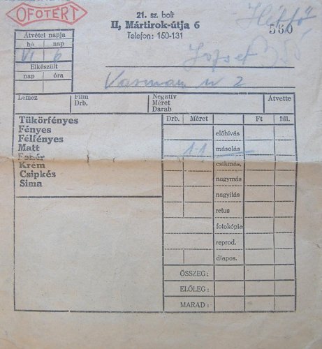 Ofotért papírzacskó Ofotért papírzacskó