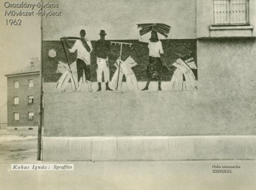 Oroszlány-újváros szgraffito (sgraffito) Kokas Ignác Oroszlány-újváros szgraffito (sgraffito) Kokas Ignác