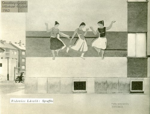 Oroszlány-újváros szgraffito (sgraffito) Ridovics László Oroszlány-újváros szgraffito (sgraffito) Ridovics László