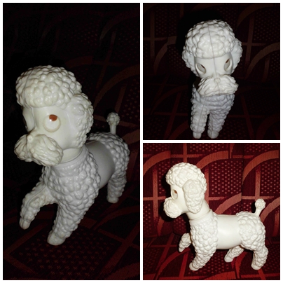 Műanyag játék kutya