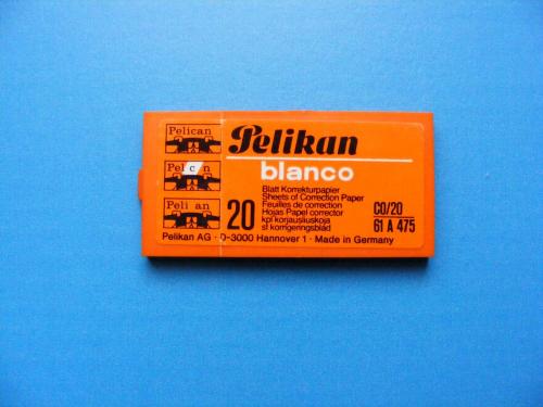 Pelikan írógép szöveg javító