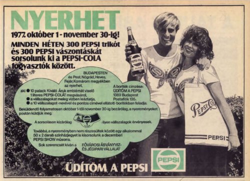 Pepsi-Cola reklám