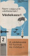 Polgári védelmi propaganda prospektus 1971-ből