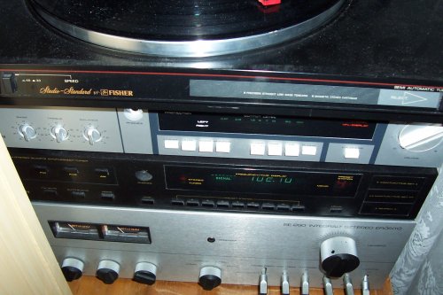 Fisher félautomata lemezjátszó