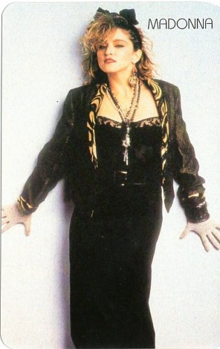 Madonna kártyanaptár