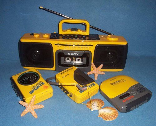 Sony CFS-920 sports vizálló rádiómagnó