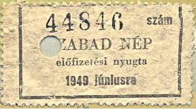 Szabad Nép 1949