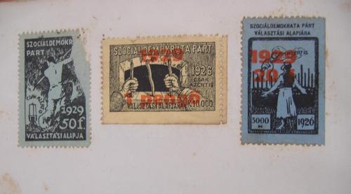 Szociáldemokrata választási bélyeg