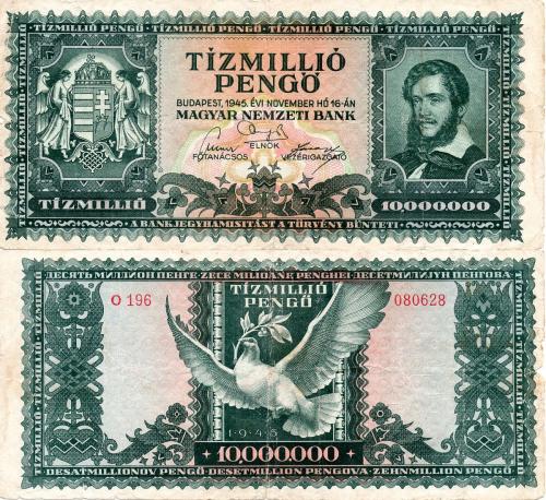 Tízmillió pengő Tízmillió pengő