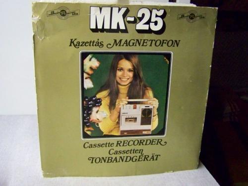 BRG MK 25 magnetofon eredeti dobozában