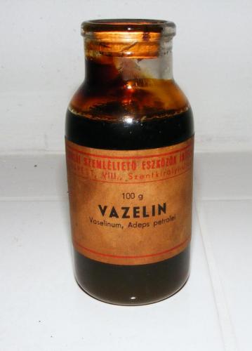 Vazelines üveg Vazelines üveg