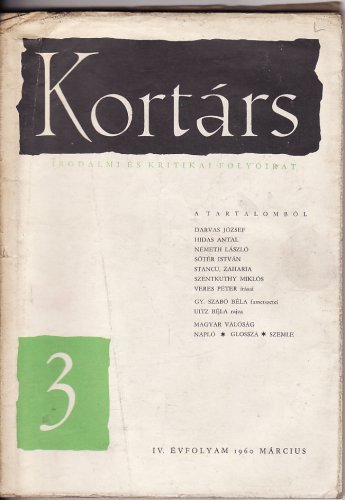 Kortárs folyóirat Kortárs folyóirat