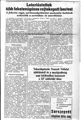 Eljárás feketénvágó hentesek ellen Eljárás feketénvágó hentesek ellen