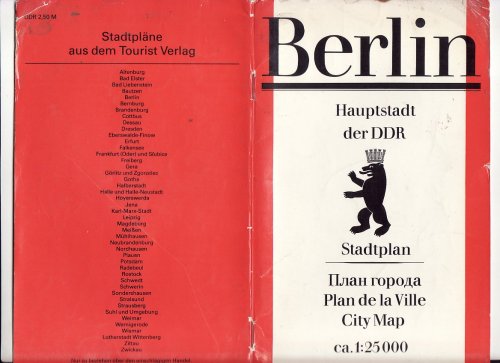 Kelet Berlini térkép