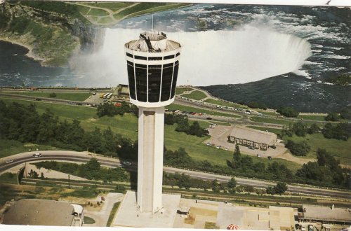 Niagara vizesés a kilátótoronnyal Niagara vizesés a kilátótoronnyal
