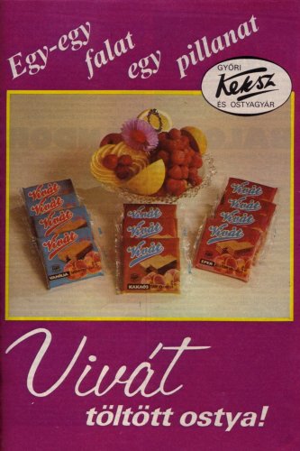 Vivát töltött ostya