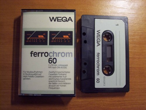 WEGA Ferrochrom kazetta ritkaság WEGA Ferrochrom kazetta ritkaság
