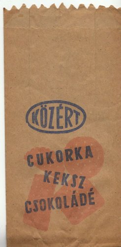 Közért papírzacskó