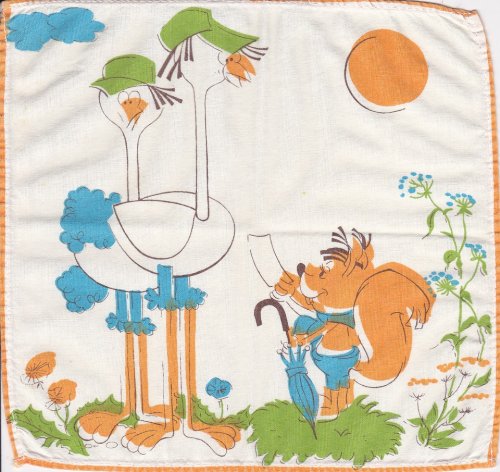 Misi Mókus és Vuk zsebkendő