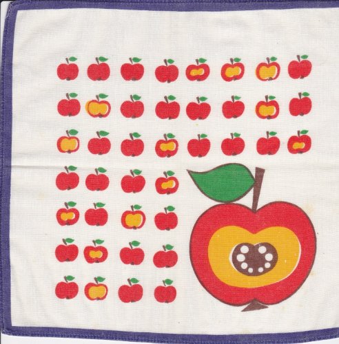 Gyümölcsös textil zsebkendők