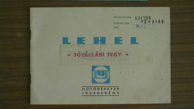 És a jótállási jegy